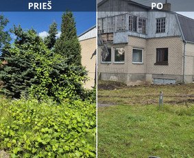 Apleisto sklypo išvalymas